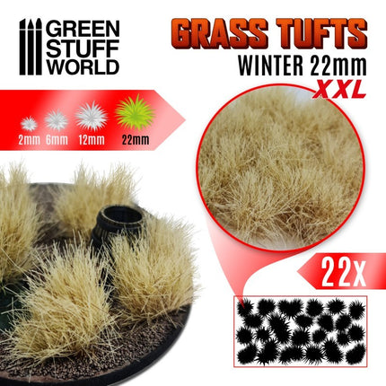 Winter tufts XXL - struikjes 22mm