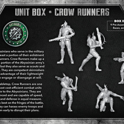 Abyssinia Crow Runners